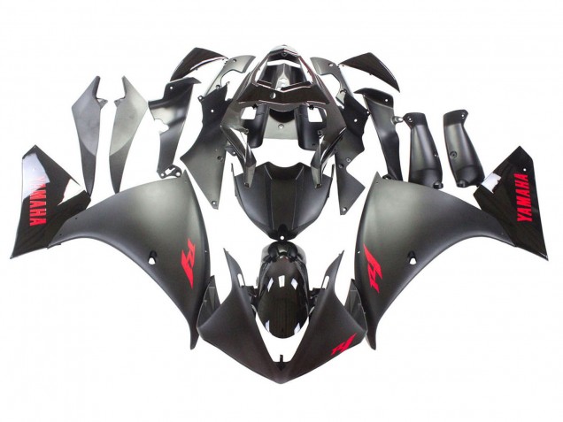 2009-2011 Matte Black Red Decal Yamaha YZF 1000 R1 Motorcycle Fairing UK