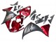 2009-2011 Red Matte Black Yamaha YZF 1000 R1 Motorcycle Fairings UK