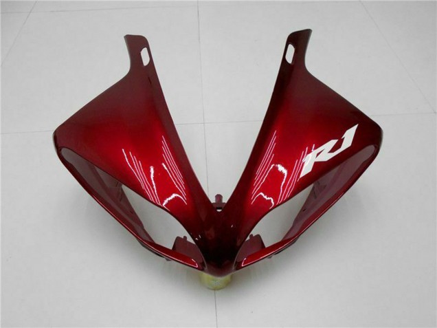 2009-2011 Red Matte Black Yamaha YZF 1000 R1 Motorcycle Fairings UK