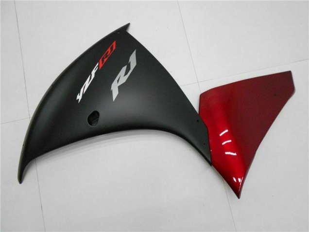 2009-2011 Red Matte Black Yamaha YZF 1000 R1 Motorcycle Fairings UK