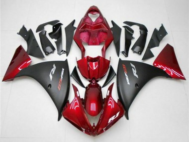 Buy 2009-2011 Red Matte Black Yamaha YZF 1000 R1 Motorcycle Fairings UK
