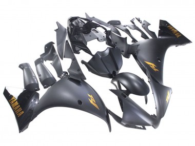 Buy 2012-2014 Matte Black Gold Decals Yamaha YZF 1000 R1 Motorcycle Fairings UK