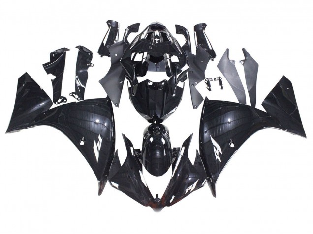 2012-2014 Glossy Black Yamaha YZF 1000 R1 Motorcycle Fairings UK