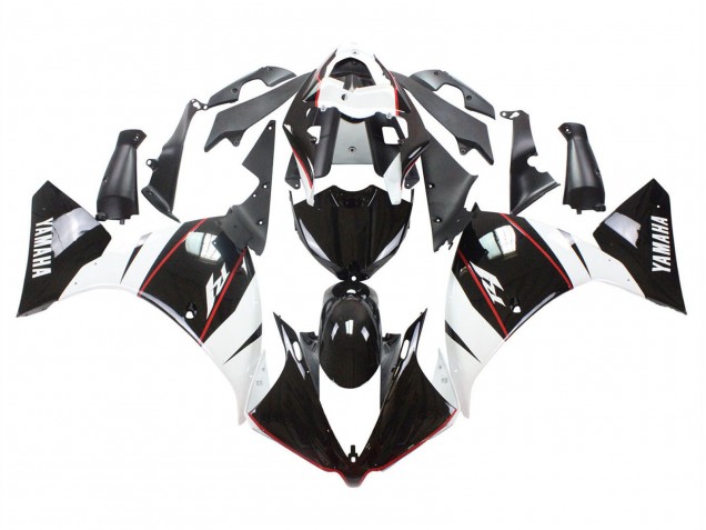 2012-2014 White Red Glossy Black Yamaha YZF 1000 R1 Motorcycle Fairing UK