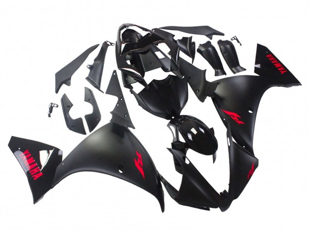 2012-2014 Glossy Black Matte Black Red Yamaha YZF 1000 R1 Motorcycle Fairings UK