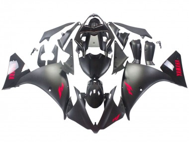 Buy 2012-2014 Glossy Black Matte Black Red Yamaha YZF 1000 R1 Motorcycle Fairings UK