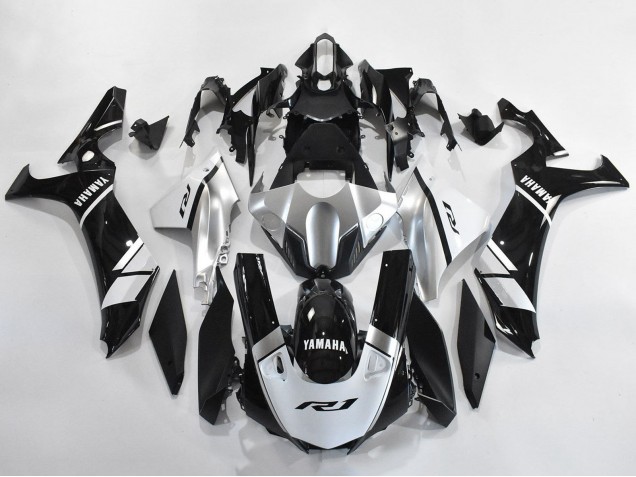 2020-2025 Silver White Glossy Black Yamaha YZF 1000 R1 Motorcycle Fairings UK