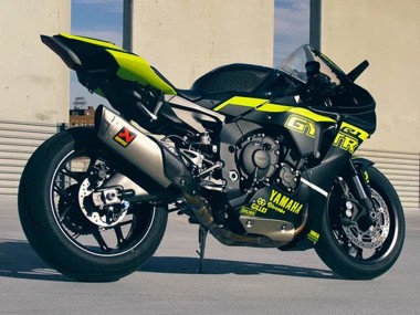 Buy 2020-2025 Glossy Black Fluorescent Yellow Yamaha YZF 1000 R1 Motorcycle Fairings UK