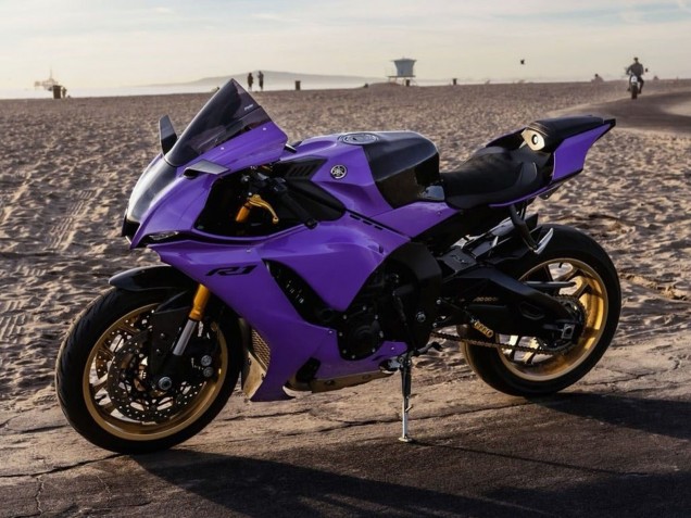 2020-2025 Purple Glossy Black Yamaha YZF 1000 R1 Motorcycle Fairings UK