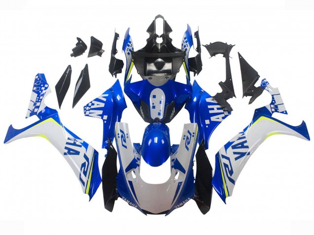 2020-2025 White Blue Neon Yellow Glossy Black Yamaha YZF 1000 R1 Motorcycle Fairings UK
