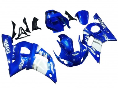 Buy 1998-2002 Blue White Yamaha YZF 600 R6 Motorcycle Fairings UK