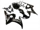 2003-2004 Glossy Black White Decals Yamaha YZF R6 Motorcycle Fairings UK