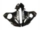 2003-2004 Glossy Black White Decals Yamaha YZF R6 Motorcycle Fairings UK
