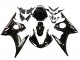 2003-2004 Glossy Black White Decals Yamaha YZF R6 Motorcycle Fairings UK