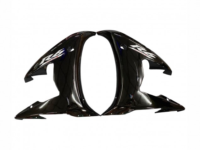 2006-2009 Glossy Black White Decals Yamaha YZF R6S Motorcycle Fairings UK
