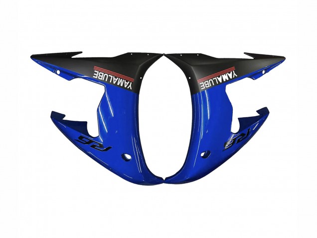 2006-2009 Blue White Glossy Black Yamalube Yamaha YZF R6S Motorcycle Fairings UK