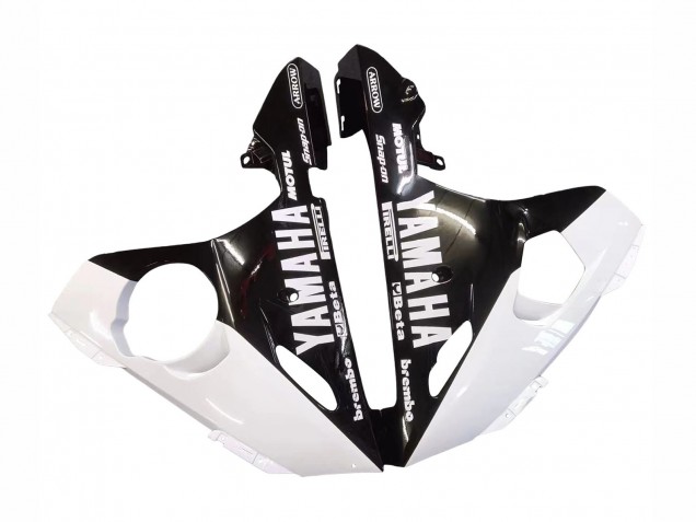 2006-2009 White Glossy Black Yamaha YZF R6S Motorcycle Fairings UK