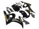2006-2009 Glossy Black Gold Decals Yamaha YZF R6S Motorcycle Fairings UK