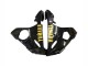 2006-2009 Glossy Black Gold Decals Yamaha YZF R6S Motorcycle Fairings UK