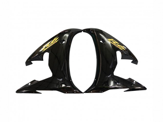 2006-2009 Glossy Black Gold Decals Yamaha YZF R6S Motorcycle Fairings UK
