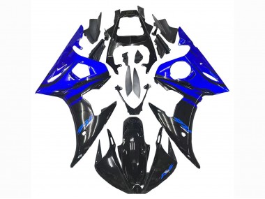 Buy 2006-2009 Blue Glossy Black Yamaha YZF R6S Motorcycle Fairings UK