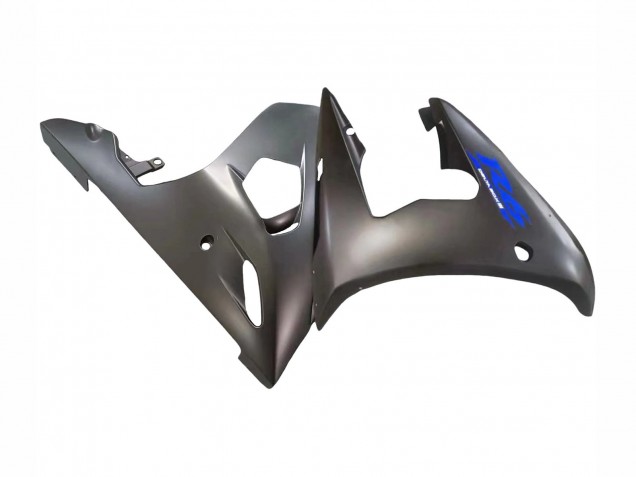 2003-2004 Matte Black Blue Yamaha YZF R6 Motorcycle Fairings UK