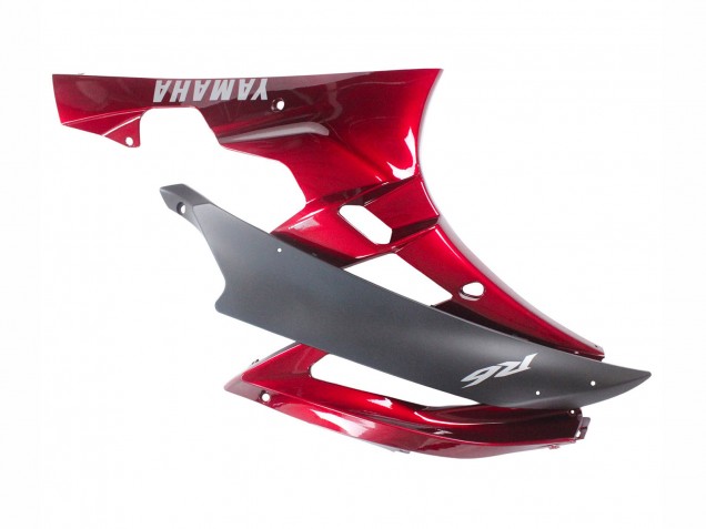 2006-2007 Red Matte Black Yamaha YZF 600 R6 Motorcycle Fairing UK