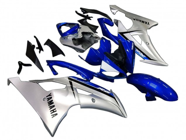 2008-2016 Silver Blue Yamaha YZF 600 R6 Motorcycle Fairings UK