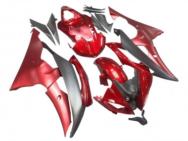 Buy 2008-2016 Red Grey Yamaha YZF 600 R6 Motorcycle Fairings UK