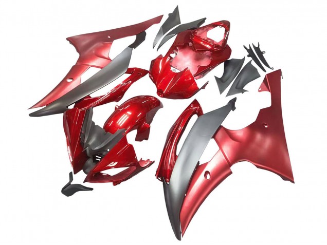 2008-2016 Red Grey Yamaha YZF 600 R6 Motorcycle Fairings UK