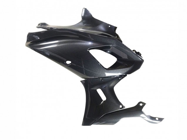 2021-2024 Black Carbon Fiber Carbon Fiber Yamaha YZF R7 Motorcycle Fairings UK