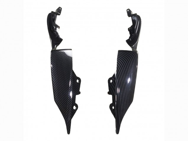 2021-2024 Black Carbon Fiber Carbon Fiber Yamaha YZF R7 Motorcycle Fairings UK