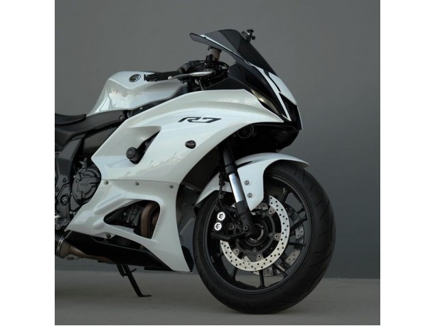 2021-2024 Glossy White Yamaha YZF R7 Motorcycle Fairings UK