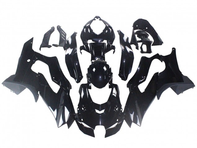 2021-2025 Glossy Black Kawasaki ZX10R Motorcycle Fairings UK