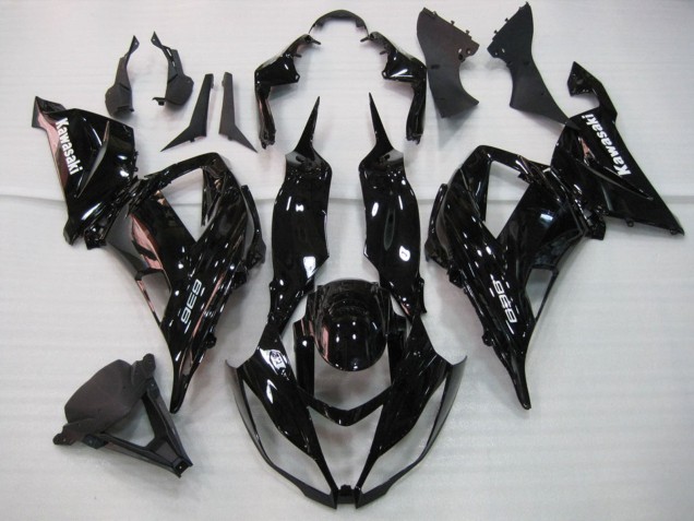 2013-2018 Glossy Black Kawasaki ZX6R Motorcycle Fairing UK