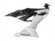 2019-2022 White Black Carbon Fiber Kawasaki ZX6R Motorcycle Fairings UK