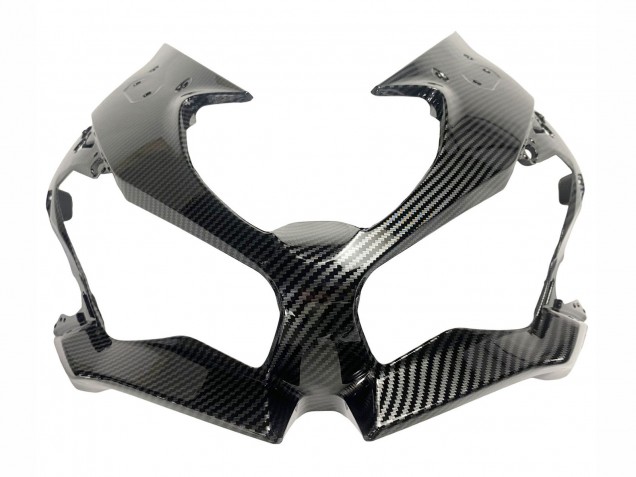 2019-2022 White Black Carbon Fiber Kawasaki ZX6R Motorcycle Fairings UK