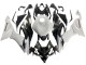 2019-2022 White Black Carbon Fiber Kawasaki ZX6R Motorcycle Fairings UK