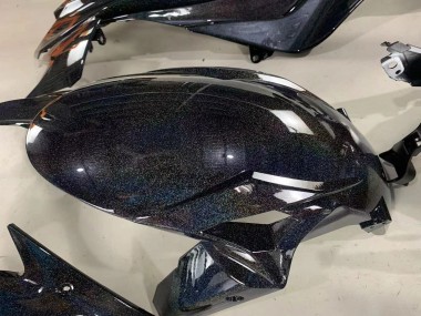 Buy 2019-2022 Black Rainbow Kawasaki ZX6R Motorcycle Fairings UK