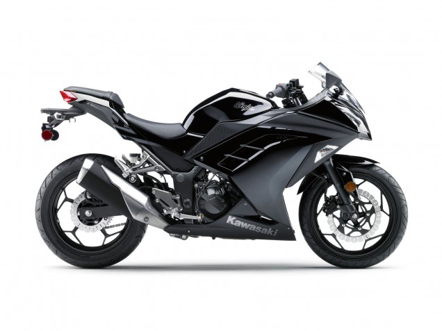 2013-2024 Glossy Black Matte Black Kawasaki EX300 Motorcycle Fairing UK