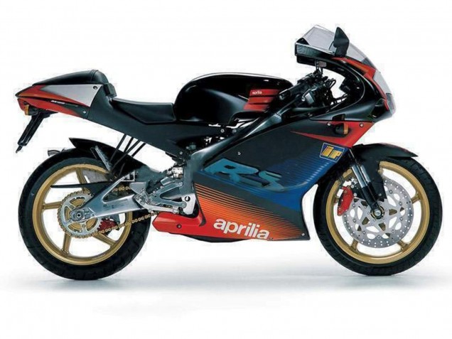 2000-2005 Black Red Silver Aprilia RS125 Motorcycle Fairings UK