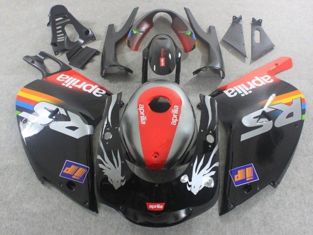 2000-2005 Black Red Silver Aprilia RS125 Motorcycle Fairings UK