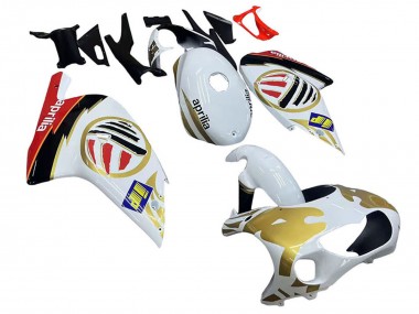 Buy 2000-2005 White Yellow Red Aprilia RS125 Motorcycle Fairings UK