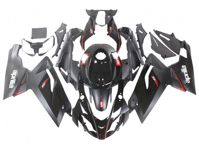 2006-2011 Glossy Black Red White Decal Aprilia RS125 Motorcycle Fairings UK