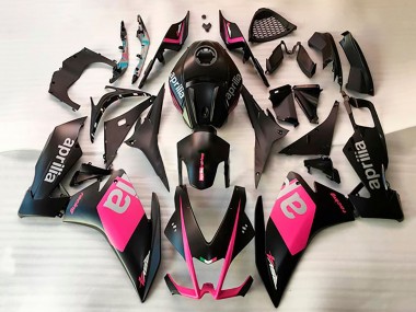Buy 2006-2011 Matte Black Pink Aprilia RS125 Motorcycle Fairings UK