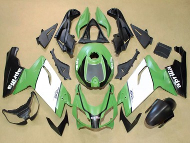 Buy 2006-2011 Green White Black Aprilia RS125 Motorcycle Fairings UK