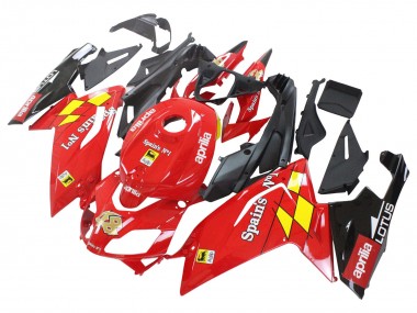 Buy 2006-2011 Red White Yellow Black Aprilia RS125 Motorcycle Fairings UK