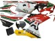 2006-2011 White Red Green Aprilia RS125 Motorcycle Fairings UK