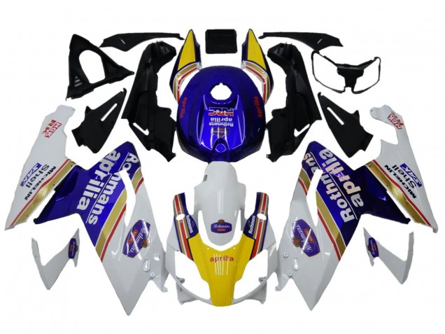 2006-2011 White Blue Yellow Rothmans Aprilia RS125 Motorcycle Fairings UK
