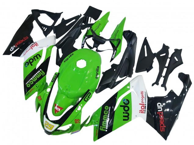 2006-2011 Green White Black Aprilia RS125 Motorcycle Fairing UK